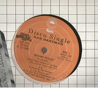 DAN HARTMAN - INSTANT REPLAY 7 INCH (7" VINYL 45) UK BLUE SKY 1978