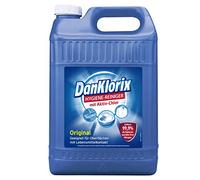 Dan Klorix Limpiador higiénico original con cloro 5 L - Limpiador para casa y jardín, altamente eficaz contra bacterias, virus, gérmenes y moho