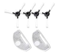 Dana Trading Piezas de repuesto PUCRC25 y PUCRC26B - (4) cepillos laterales giratorios (2) filtros de cubo de basura - Piezas de repuesto para robot aspirador y kit de accesorios