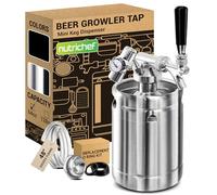 Dana Trading PKBRTP50.3 NutriChef Homebrew Mini sistema dispensador de barril de CO2 de acero inoxidable (64 onzas)