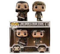 Dañado Caja Juego de Tronos Jon Snow & Marrón Stark 9.5cm Pop Vinilo Figura