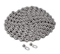 DANAIXZ 11 Speed Bicycle Chain High Performance Full Hollow Electroplated 116 Links Durable Bike Chain For Road Mountain Bikes 1/2x11/128 Inch High Carbon Steel
