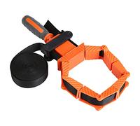 DANAIXZ Abrazadera de correa de banda para carpintería de 4 m, herramienta de marco de tornillo de banco de inglete de esquina con trinquete de nailon resistente con mango antidesl