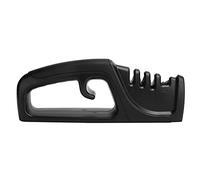 DANAIXZ Afilador de cuchillos profesional 4 en 1, multifunción, de mano, con rueda de diamante, varilla de cerámica, hoja de acero de tungsteno para cuchillos de cocina, cuchillos