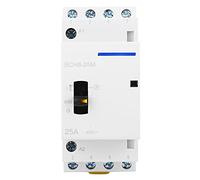 DANAIXZ BCH8 25M 24V 25A 4P Contactor de CA doméstico con interruptor de control manual para electrodomésticos y control de motores Montaje en riel DIN Diseño ultra silencioso de a (tu egoísmo)