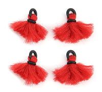 DANAIXZ Bobbers Ligeros de 33 mm Indicadores de Huelga de Hilo de Pesca con Mosca Flotadores de Alta Visibilidad Ajustables de Primera Calidad para Pesca de Trucha salmón Paquete de 4 (Roja)