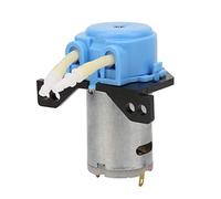 DANAIXZ Bomba peristáltica DC6V Bomba de transferencia de microlíquido Control de flujo de alta precisión para laboratorio de acuario Bioquímica analítica Tubo de silicona de plást (Azul)