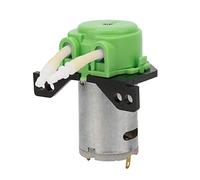 DANAIXZ Bomba peristáltica DC6V Bomba de transferencia de microlíquido Control de flujo de alta precisión para laboratorio de acuario Bioquímica analítica Tubo de silicona de plást (Verde)