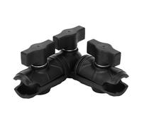 DANAIXZ Brazo Giratorio de Doble Casquillo Compuesto de Alta Resistencia, rotación de 360 Grados, Soportes de Bola Dobles de 1 Pulgada con Mecanismo de trinquete para Motocicletas,