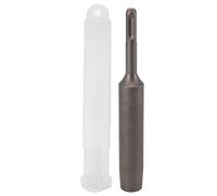 DANAIXZ Broca adaptadora de acero sólido con mango redondo resistente para varillas de tierra de 5/8 pulgadas y 3/4 pulgadas, compatible con taladros de martillo rotatorio SDS Plus (16 mm/0,6