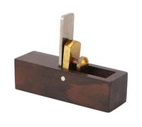 DANAIXZ Cepilladora de madera pequeña profesional con hoja HSS, herramienta compacta de cepillado manual de ébano para carpintería, recorte, biselado y alisado, proyectos de bricol