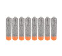 DANAIXZ Dardos de Espuma EVA Suaves, Balas de Dardos no tóxicas, Ultra compatibles, seguras, para Juego de Batalla, Juguete para Regalo, 8 Unidades para Juegos en Interiores y Exteriores (Plata)