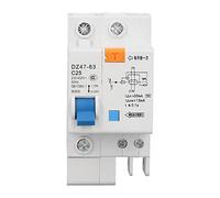 DANAIXZ DZ47LE63 C25 25A Disyuntor de CA 1P+N Interruptor de protección contra fugas de falla a tierra en miniatura con protección contra cortocircuitos de sobrecarga para uso come