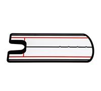 DANAIXZ Espejo para Putting de Golf Ayuda de Entrenamiento Profesional con línea de alineación para revisión de Golpes Herramienta de práctica Duradera y Liviana de 12,2 x 5,9 Pulgadas