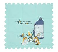 DANAIXZ Estera de enfriamiento Transpirable Diseño de Dibujos Animados Cojín de Asiento de Hielo Portátil Plegable No Necesita Agua Almohadilla de disipación de Calor para Verano Hogar (2013 Verde)