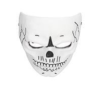 DANAIXZ Halloween Scary Skull Horror Cosplay Party Correa ajustable Reutilizable para Halloween Navidad Carnaval Horror Festival Material 20.7x18.7cm
