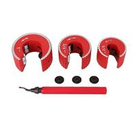 DANAIXZ Heavy Duty Tubing Set with Deburring Tool 1/2 3/4 1 Inch Manual Pipe for PVC Copper Aluminum Pipes HVAC Plumbing and Home Repair Projects