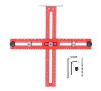 DANAIXZ Herramienta de plantilla de hardware de gabinete de primera calidad Plantilla ajustable de aleación de aluminio para una instalación precisa de la manija del cajón Guía de