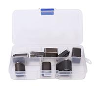 DANAIXZ Juego de cortadores de punzones huecos de 16 formas Herramientas profesionales para artesanía en cuero Kit de perforadores de bricolaje de acero con alto contenido de carbo