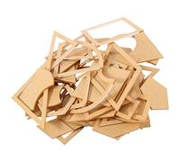 DANAIXZ Juego de plantillas de acolchado acrílico profesional de 54 piezas Plantillas de corte de múltiples formas para acolchar, costura y manualidades Plantillas de 2 mm de groso