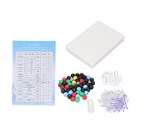 DANAIXZ Kit de Modelo Molecular de química orgánica, 189 Piezas, Conjunto de Estructura atómica 3D Colorida con Caja de Almacenamiento para Estudiantes universitarios de Secundaria