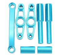 DANAIXZ Kit de nudillo de dirección RC Piezas de actualización de alta precisión de aleación de aluminio CNC para automóvil TT01 RC Estabilidad mejorada Componentes de dirección du