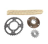 DANAIXZ Kit de piñón de Cadena 420 Acero Resistente 96 eslabones 14T Piñón Delantero 36T Trasero Volante sin Dientes para Go Karts ATV Mini Bicicletas Motos de Cross