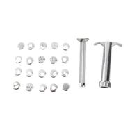 DANAIXZ Kit de pistola extrusora de arcilla profesional Extrusora de mano de aleación de zinc premium con 19 discos intercambiables para esculpir manualidades Arcilla cerámica Arci