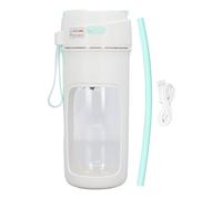DANAIXZ Licuadora portátil Taza de licuadora de jugo de 500 ml Taza exprimidora automática en miniatura Potente máquina de batidos USB con pajita para batidos Jugo Viajes Gimnasio