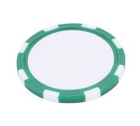 DANAIXZ Marcador de Pelota de Golf ABS de Primera Calidad, fichas de póquer, Accesorios de Golf duraderos y Ligeros para entusiastas del Golf, Rojo, Verde, 4 cm, 13 g (Verde)