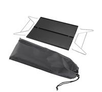 DANAIXZ Mesa para Acampar al Aire, Mini Mesa de Picnic Plegable portátil de aleación de Aluminio Liviana para Acampar, Senderismo, Barbacoa, Negro, 13,8x9,8x4,3 Pulgadas