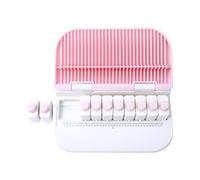 DANAIXZ Perforadora del alfabeto, 26 letras en inglés, herramienta de perforación manual para hacer tarjetas, manualidades, álbumes de recortes, plástico ligero, diseño duradero