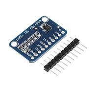 DANAIXZ Placa de desarrollo ADC I2C de 16 bits Módulo convertidor analógico a digital de alta resolución con ganancia programable para microcontroladores Proyectos electrónicos 2,8