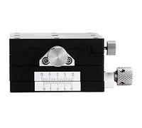 DANAIXZ Plataforma de ajuste fino manual de etapa lineal de precisión Mesa deslizante de de milano de aleación de aluminio de 60x60 mm XYFES60 para equipos ópticos Dispositivos de