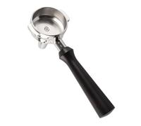 DANAIXZ Portafiltro comercial de 58 mm Portafiltro de té y café de acero inoxidable Herramienta de barista profesional de un solo pico con mango de madera para máquinas de café exp (F sándalo)