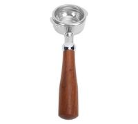 DANAIXZ Portafiltro sin fondo de 58 mm Mango de filtro de café profesional de acero inoxidable para máquina de espresso NOWWA Accesorio de barista premium Herramienta de extracción (E círculo