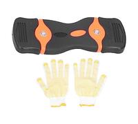 DANAIXZ Raspador de cuchilla profesional Herramienta removedora de pegamento de alta resistencia con mango telescópico para pegatinas Etiquetas Calcomanías Limpieza Incluye guantes