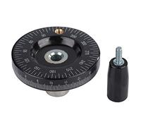 DANAIXZ Rueda de mano de baquelita sólida de 63 mm Rueda de mano para fresadora de alta resistencia con mango para torno Amoladora Piezas de repuesto de maquinaria industrial 1 pie