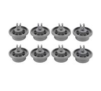 DANAIXZ Ruedas de estantería inferior de 8pcs 165314 accesorios de plástico para piezas de plástico de suministro de cocina de reemplazo