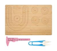 DANAIXZ Tablero de Cuentas Estera de Diseño de Joyas Tablero de Bandeja de Cuentas Herramienta de Manualidades de Bricolaje Premium para Hacer Pulseras Collares 17.1 x 11.2 Pulgada