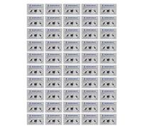 DANAIXZ Tarjetas de Limpiador de Tarjetas de crédito Tarjetas Profesionales POS Terminal Pan Terminal Swings para cajeros automáticos Impresoras de Tarjetas Material PVC Premium 54x86 mm