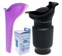 Danbghyuo Urinario de Emergencia, Orinal Unisex, Urinario Portátil de Emergencia 750 ml para Adultos y niños para Camping, Senderismo, Viaje, Inodoro Portátil
