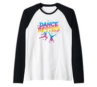 Dance Besties Class Recital Ballet Hip Hop Tap Mejor Amigo Camiseta Manga Raglan