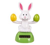 Dance Bunny Car Bobblehead Easter Bunny Dance Toy Statue Car Bobblehead Dancer Cute Bunny Swing Doll Car Accessories Fun Decoration Holder Cama (B, Talla única)