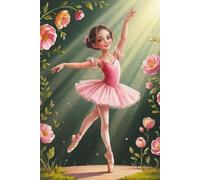 Dance Composition Notebook: Cute Lined Notebook for Little Ballerinas, Dance Lovers, and Ballet Students | 120 Pages | 6 x 9 in