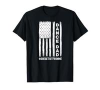 Dance Dad She Gets It from Me Flag Camiseta