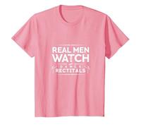 Dance Dads Real Men Ver recitales Camiseta, Niños, Rosado, 2 años