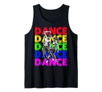 Dance Dance Dance Vibrante Movimiento Energía Camiseta sin Mangas