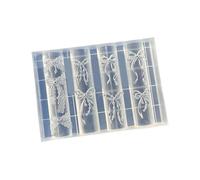 Dance Encouraged Bend - Unguis moldeado para colofonia, manualidades, funda de teléfono, guarniciones y complementos, formato de bordado de unguis reciclable