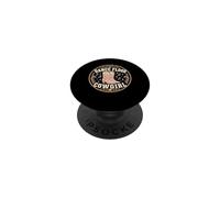 Dance Floor Cowgirl Botas Rosas Aire Country PopSockets PopGrip Adhesivo